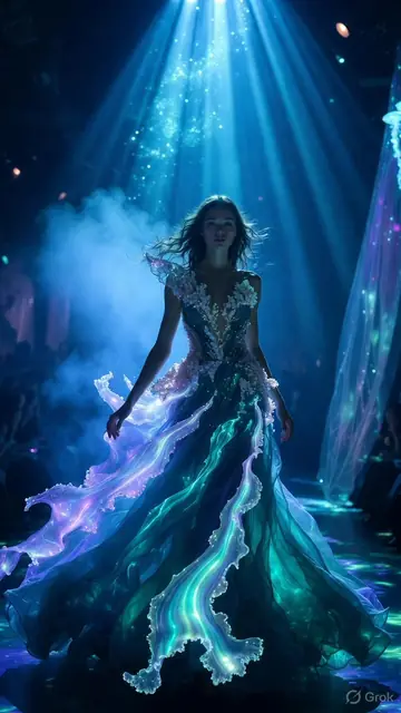 Bioluminescent Ocean Couture