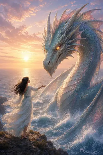 Dragon Sunset Interaction