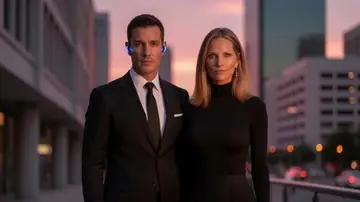 Orbital Camera Dusk Couple Scene