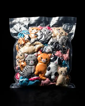 E-commerce Main Image - Vacuum Sealed Toy Photography