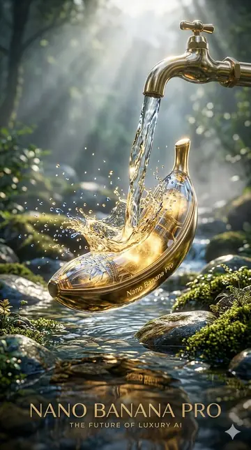 E-commerce Main Image - Luxury Golden Tea Cup Mountain Stream
