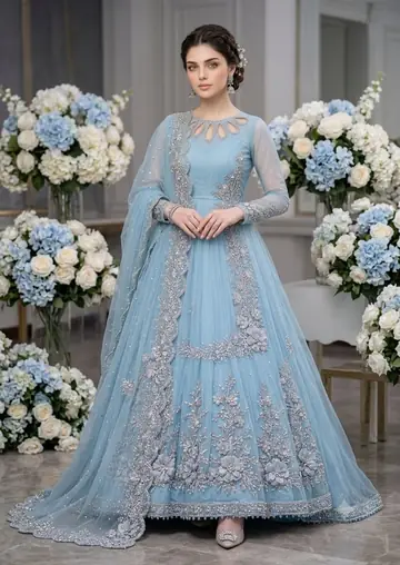 E-commerce Main Image - Pakistani Maxi Gown Fashion