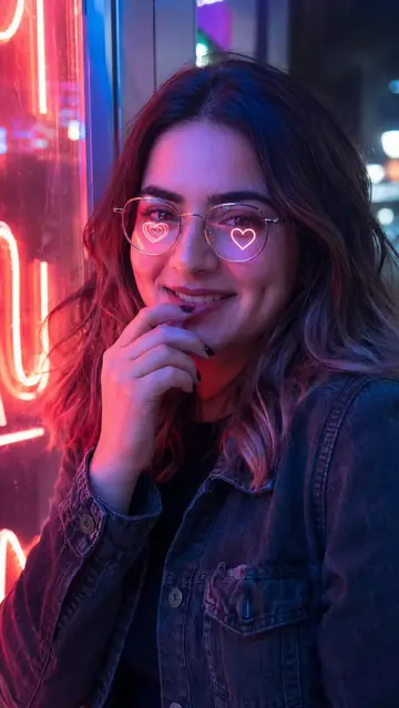 Profile / Avatar - Neon Smartphone Portrait