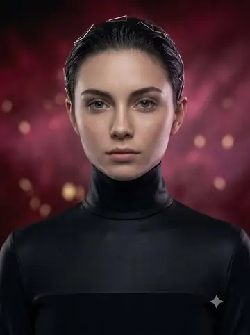 Profile / Avatar - Hyper-Realistic Studio Portrait with Geometric Headband