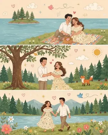 Social Media Post - Whimsical Folk Art Illustration