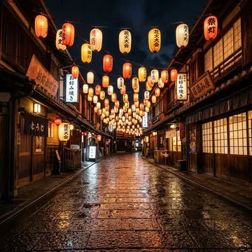 Social Media Post - Night Festival Lantern Street