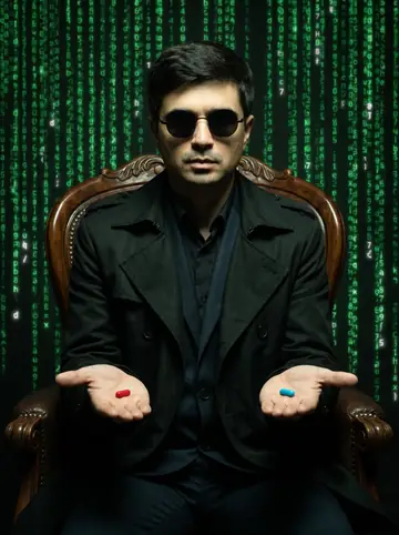 Social Media Post - Matrix Identity Swap Portrait