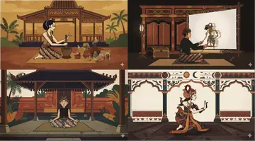 Comic / Storyboard - Minimal Flat Javanese Animation