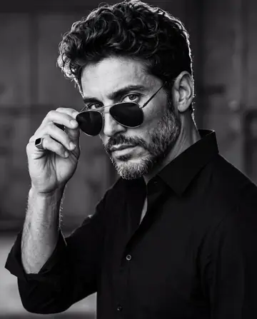 Product Marketing - High Contrast Monochrome Male Portrait