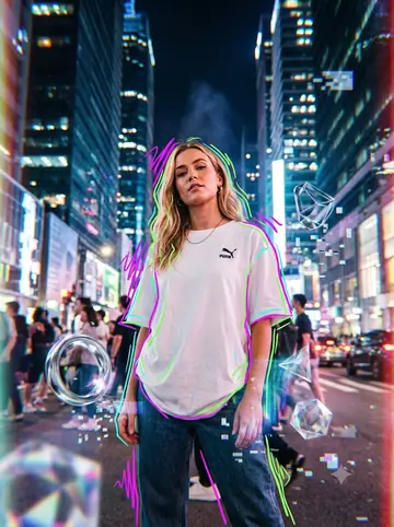 Product Marketing - Cyberpunk Urban Fashion Portrait