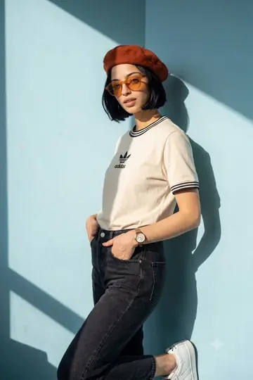 Social Media Post - Minimalist Fashion Editorial Portrait