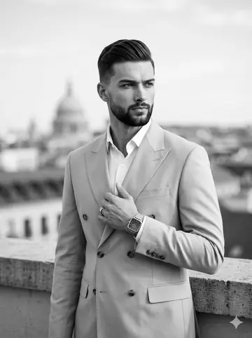 Social Media Post - Editorial Menswear Fashion Portrait
