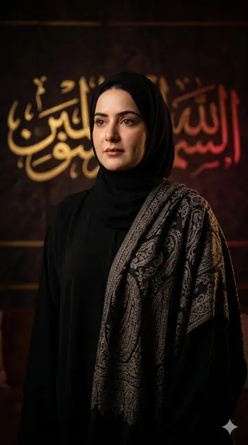 Profile / Avatar - Chiaroscuro Muslim Woman Portrait