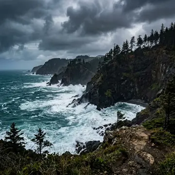 Social Media Post - Panoramic Coastal Cliff Landscape