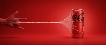 E-commerce Main Image - Cinematic Product Advertisement with Spider Web