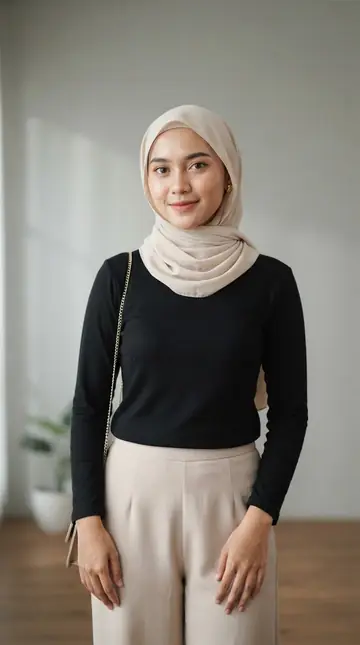 Profile / Avatar - Indonesian Woman Hijab Portrait