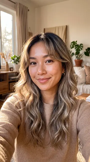 Profile / Avatar - Balayage Hair Golden Hour Portrait