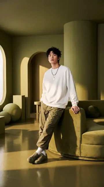 Social Media Post - Olive Green Cinematic Editorial Transformation