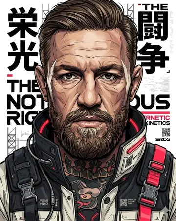 Comic / Storyboard - Futuristic Neo-Illustration Poster