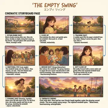 Comic / Storyboard - Anime Film Storyboard Board