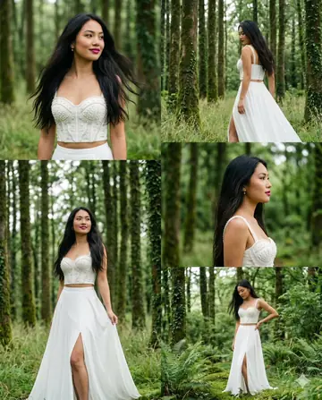 Comic / Storyboard - Enchanted Forest Fashion Portrait Strip