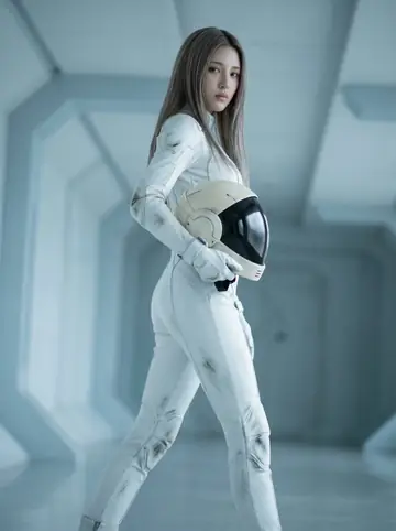 Comic / Storyboard - Futuristic Space Pilot Cinematic Shot