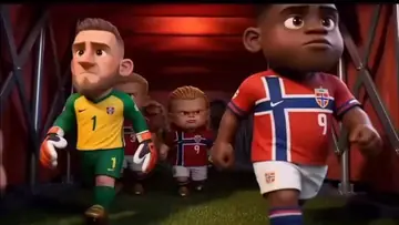 Pixar Style Erling Haaland Animation