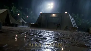 Alien Ambush in Jungle Army Base