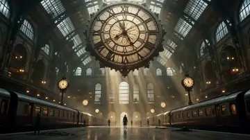 Cinematic Time Traveler Transformation Sequence