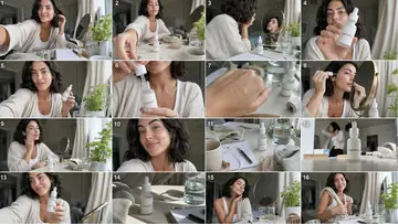 Beauty Influencer Skincare Routine Commercial
