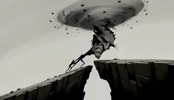 Surreal Tree Head Character Animation