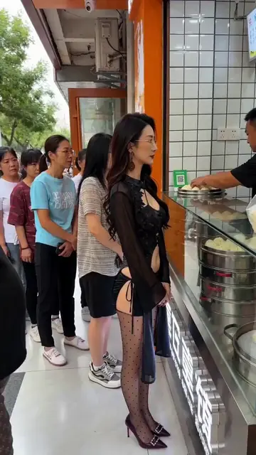 Chinese Street Drama Buns Shop Scene