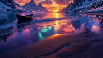 Arctic Aurora Cinematic Landscape