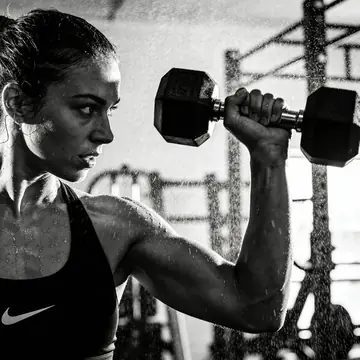 Intense Workout Monochrome